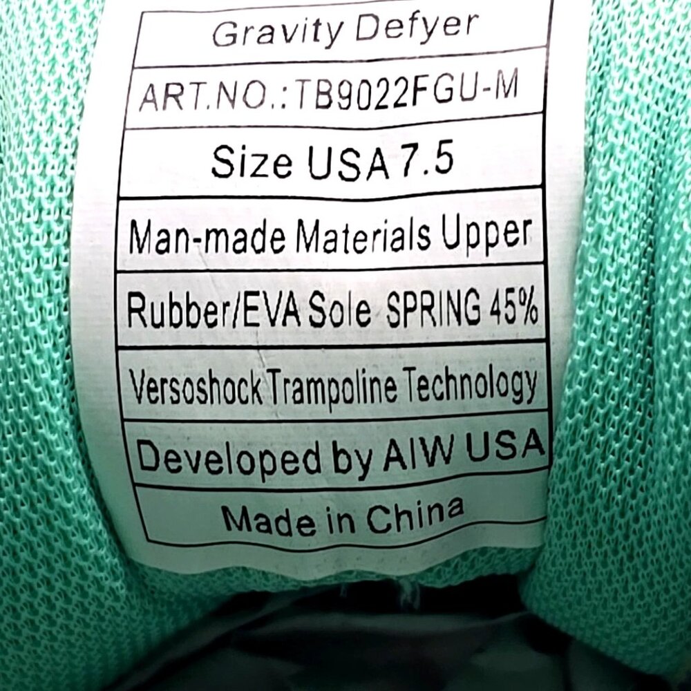 GDefy Gravity Defyer Ion Gray Athletic Sneakers Shoes Women's Size 7.5 - Picture 12 of 12